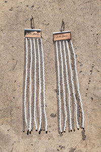 Blom (Narrow Tassel) Earrings
